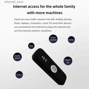 Routrar Portable Europe Version Pocket WiFi Router High Speed ​​Sim Card Stable Signal USB WiFi LTE 4G Modem Pocket Hotspot Q231114