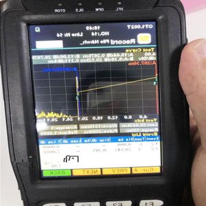 Freeshipping Hochpräziser OTDR-Tester Optisches Zeitbereichsreflektometer 4 in 1 OPM OLS VFL Touchscreen 3 m bis 60 km Optisches Instrument Vfrk