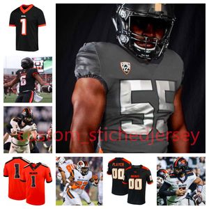 Custom Oregon State Beavers Jerseys Deshaun Fenwick Luke Musgrave Oregon State Football Jersey Jack Colletto Chance Nolan Tyjon Lindsey Tristan Gebbia Jam Griffin