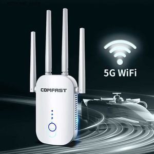 Routery 2.4G 5GHz 1200 Mbps Dual Band WIFI Extender 802.11ac Wi -Fi Repeater potężny router bezprzewodowy/AP AC1200 WLAN WI FI ZAPIĄŻCJA Q231114