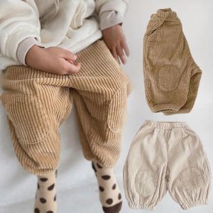 Trousers Casual Toddler Boys Girls Pants Loose Corduroy For Kids Fashion Children Long Clothes