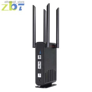 ROUTERS ZBT WIFI6 ROUTER 1800MBPS USB3.0 OpenWRT Firmware DDR3 256MB Flash 16MB 3*Gigabit LAN WAN 802.11AX WIFI 6 Hotspot Access Point Q231114