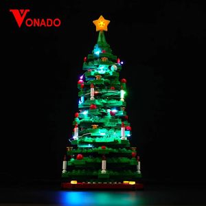 Blocks Vonado LED Light Kit For 40573 Christmas Tree Building Set NOT Include the Model Bricks DIY Toys Children 231114