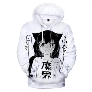 Erkek hoodies adamlar yaratıcı komik jahy-sama wa kujikenai! 3D Yetişkin Çocuk Sweatshirt Sokak Giyim Sıradan Sonbahar Kış Ceket Giysileri