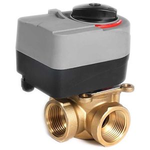 220V Electric Valve L Type Motorized Ball Valve Three Way Valve Can Be Manually And Automatically Dn25 Ifnlu