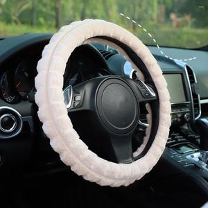 Copertine del volante Protector Elegante sudore morbido Auto per interni Accessori per cuscini di protezione