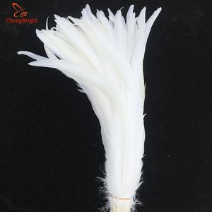 Inne imprezy imprezowe zaopatrzenia w Chengbright Wysokiej jakości czysty biały rooster Coque Tail Feathers do rzemiosła Dekoracja ślubna Dekoracja Bażanta 231114