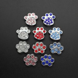 Charms Multiple choice 100pcs Dog Paw Bone 10mm Slide Charms Fit 10mm Pet Dog Cat Tag Collar Wristband 231113