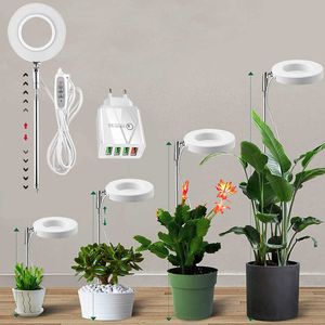 Grow Lights Grow Light Full Spectrum LED Plant Light for Indoor Plants Height Adjustable Dimmable Growing Lamp with Timer for Small Plants P230413