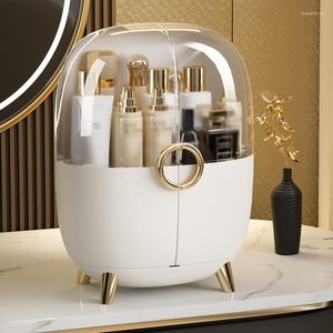 Storage Boxes Cosmetic Box Makeup Big Capacity Waterproof Bathroom Desktop Beauty Organizer Women Skincare Drawer