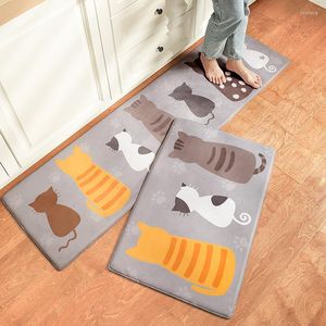 Carpets Kitchen Floor Mat Household Doormat Modern Home Decor Anti-slip Bathroom Carpet Long Strip Soft Living Room Bedroom Area Rugs