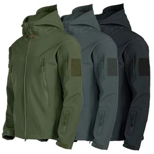 Other Sporting Goods Tactical Hiking Jacket Soft Shell Windproof Waterproof Windbreaker Coats Men Military Outerwear Hunting Clothes 231114