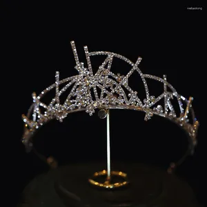 Hair Clips Bridal Wedding Accessories Fashion Geometric Tiaras Crowns Irregular Headdress Jewelry Birthday Gifts