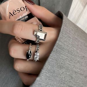 Anéis de classe prometem anéis para casais que correspondem anéis vintage Ringsbaroque Broken Love Metal Ring de alta qualidade Designer Classic Jewelry Casal Rings