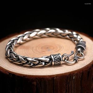 Bracciale rigido 2023 Bracciale alla moda da uomo con tendenza retrò