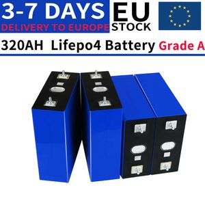 Grade A 320AH Lifepo4 Battery Europe Stock Rechargeable Lithium Iron Phosphate for 12V 24V 48V Boat Golf Cart RV EV Forklift