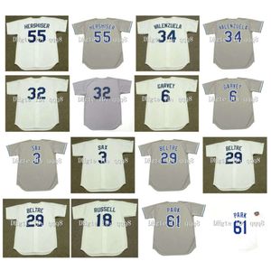 SL RACKBACK DODGERS Бейсбол Джерси La Fernando Valenzuela 55 Orel Hershiser 32 Sandy Koufax 6 Garvey 3 Steve Sax 29 Adrian Beltre 18