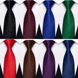 弓をつなぐYourties 6 cm Slim Men's Business Burgundy Solid Neckie Hantkeief Wedding Satin Silk Tie for Man Party Corbatas Para Hombre