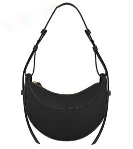 Tasarımcı Omuz Çantası Bayan Crossbody Bag Çanta Tek Saf Cowhide Yarım Ay Çanta Tarzı Crossbody Bag Dumpling Çantası Klasik Kadın Çantası