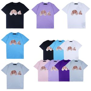 Bebê crianças designers camisetas palmas ursos criança t-shirt algodão meninas garoto designer meninos anjos roupas simples manga curta crianças multicolor tees