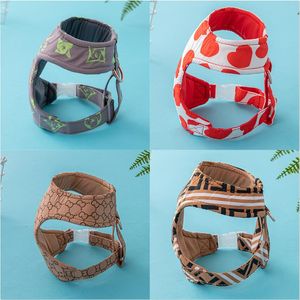 Brand Dog Leashes Designer Dog Harness Leashes Set With Classic Letter Pattern Vest For Small Dogs Adjustable Step In Puppy Harness