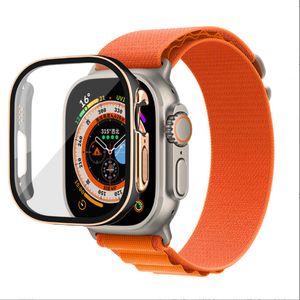 Смарт-часы Для Apple Watch Ultra Series 8 49 мм iWatch морской ремешок Смарт-часы Спортивные часы Ремешок для беспроводной зарядки Коробка Защитный чехол