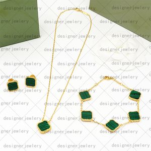 Модные ювелирные украшения клевер Ожерелье для женщин Элегантное 4/четыре листового клевера браслет высококачественные кокеры.