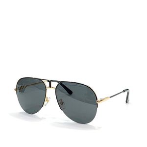 Neue Mode-Design-Männer-Sonnenbrille 717 Metall-Pilot-Halbrahmen-Sonnenbrille, einfacher und beliebter Design-Stil, UV400-Schutzbrille