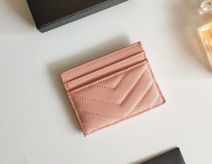 Luxury Fashion Business Card Holder Caviar Women's Mini Wallet Colorful Genuine Leather Eggstone Luxury Black Box Wallet 03