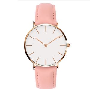 2023 Simple Women's Watch Quartz bekväm duk svart röd vit blå armband rem montel designer kvinnor enkel avslappnad favorit valentins dag jul