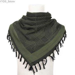 Halsdukar nya islamiska män taktiska öken militärhuvud halsduk män kvinnor motorcykel ansiktsmask cyklist arab wrap sommar keffiyeh cover halsdukar yq231114