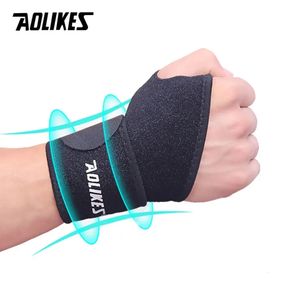 Wrist Support AOLIKES 1 PC Band for Adjustable Bandage Brace Sports Wristband Compression Wraps Tendonitis Pain Relief 231114