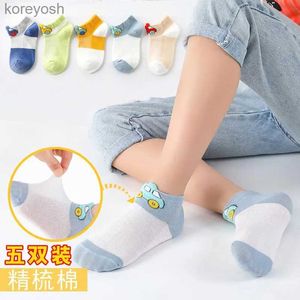 Kids Socks 5 Pairs Infant Baby Boy Girl Mesh Lace Hollow Out Cute Lovely Toddler Kids Spring Summer New Hot SL231114