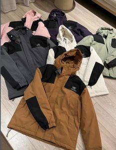 Ark Erkek Küfür Ceketleri Zip Up Tasarımcı Ceket Moda Erkekler Ceket Klasik Ortak OD Uzun Kollu Haligan Ünlü Marka Down Ceketler