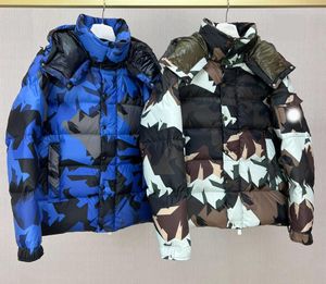 Herrenjacke 2023 Neueste Camouflage Parkas verdickte hochwertige Komplettsportmarke Outdoor -Sportmarke Down Jackets Herren Wintermäntel für Männer