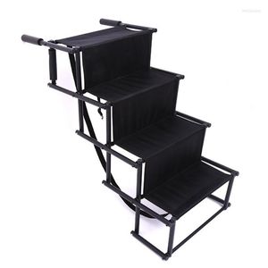 Dog Apparel Car Ramp Portable And Adjustable Pet Ladder Large Stairs For High Beds Trucks Cars SUVs Step Can Support