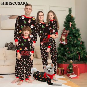 Aile Eşleşen Kıyafetler Aile Pijama Eşleşmesi Set Noel Çocuklar Anne Baba Köpek Pijamalar Setleri Noel Bebek Büyük Çocuklar Pamuk Soğuk Fit Noel Baba 231113