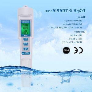 Freeshipping trzech w jednym miernika phds 6 Multifunction Monitor Pen EC Water Detector Detektor Podświetlenie cyfrowe przewodność wyświetlacza Me tnwbv