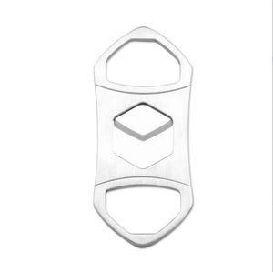 Latest cigarette Double Blades Stainless Steel Cigar Cutter Scissors Pocket smoking Accessories tool Gadgets Knife Oil Rigs