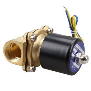 Бесплатная доставка 2W-200-20 3/4 дюйма латунный электрический электромагнитный клапан вода-воздух топливо N/C DC 12 В Mewps
