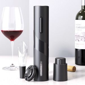 Öppnare Electric Wine Opener laddningsbar automatisk korkskruv Kreativ vinflasköppnare med USB -laddningskabeldräkt för hemanvändning 230414