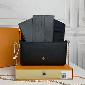 Designer-Tasche, klassische Umhängetasche, Umschlagtasche, Umhängetasche, modische Damentasche, Tragetasche mit Box und Staubbeutel