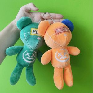 Carino cristallo multicolore super morbido peluche orsacchiotto bambola portachiavi ciondolo zaino bambola giocattolo bambino