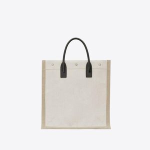Moda plaj çantası açık tote çanta dikey klasik mektup baskı tasarımı büyük kapasiteli kadın çanta