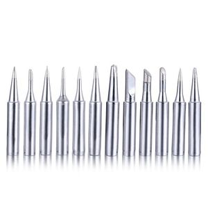 Freeshipping 12Pcs/lot Lead-Free 60W Soldering Iron Tip 900M-T-B Conical Bevel Fit For P36 Soldering Station Welding Tips Rfdkv