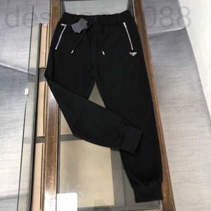 Herrbyxor designer män kvinnor mode blixtlås fickbyxor sträcker slacks utomhus tröjor leggings h6id