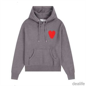 Amis Amiseater Pull Knited Swater Am Hoary Am I Paris Hooded Pullover Men Men Women Bluzy Amiparis Coeur Heart Love Wzorka potu skoczek knpc