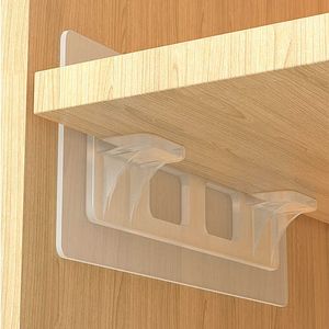 Other Kitchen Storage Organization 2/6/8/10/12 Shelf Support Adhesive Pegs Closet Partition Bracket Cabinet Clips Wall Hanger Sticker For Bathroom W0414