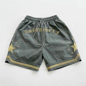 Army Green 21SS shorts summer clothes 100 cotton Sports high street Black281V