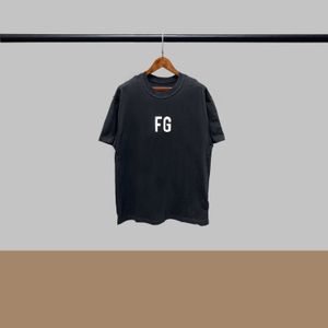 Esse Camiseta Fear Gods Camisetas Masculinas Designer de Moda Camiseta Fog Rich Manga Curta Temporada 6 Linha Principal Casal Fog High Street T-shirt Homens Street Wear Hiphop 251